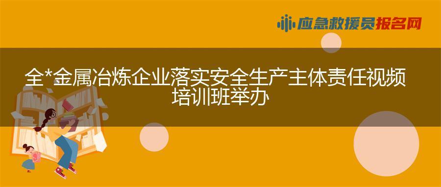全国金属冶炼企业落实安全生产主体责任视频培训班举办