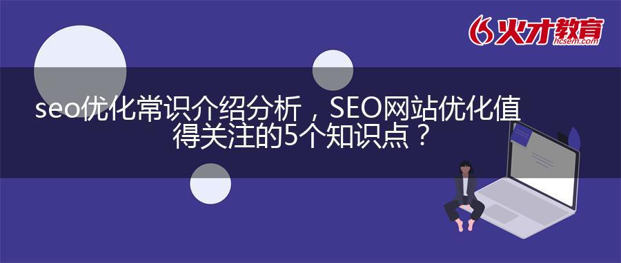 seo优化常识介绍分析，SEO网站优化值得关注的5个知识点？