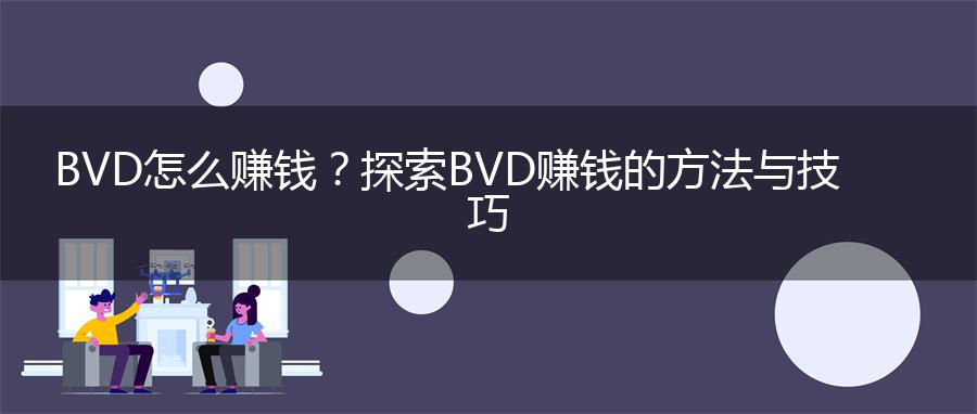 BVD怎么赚钱？探索BVD赚钱的方法与技巧